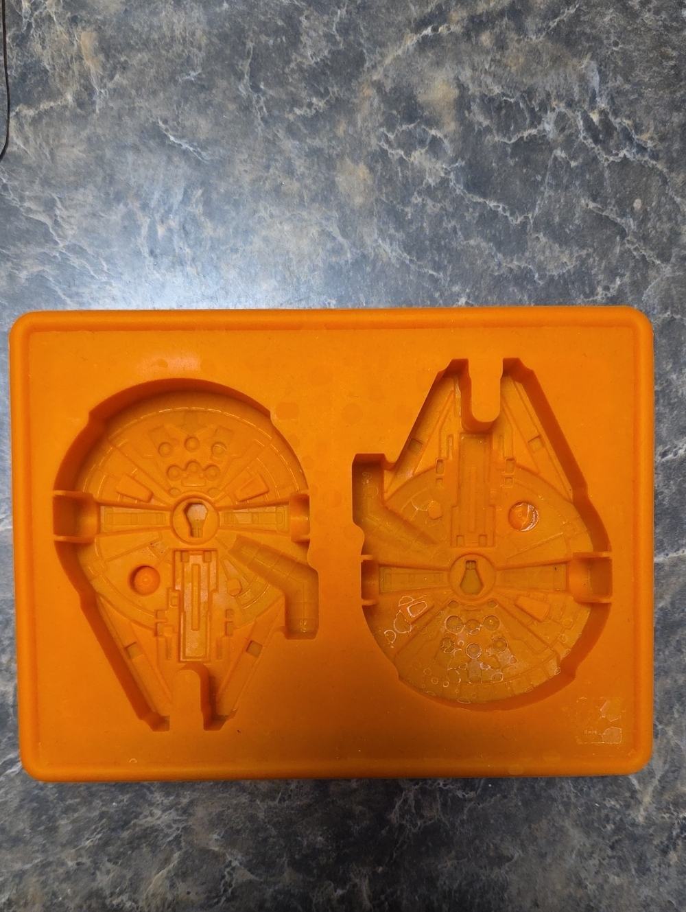 Star Wars Orange Millennium Falcon Silicone Tray